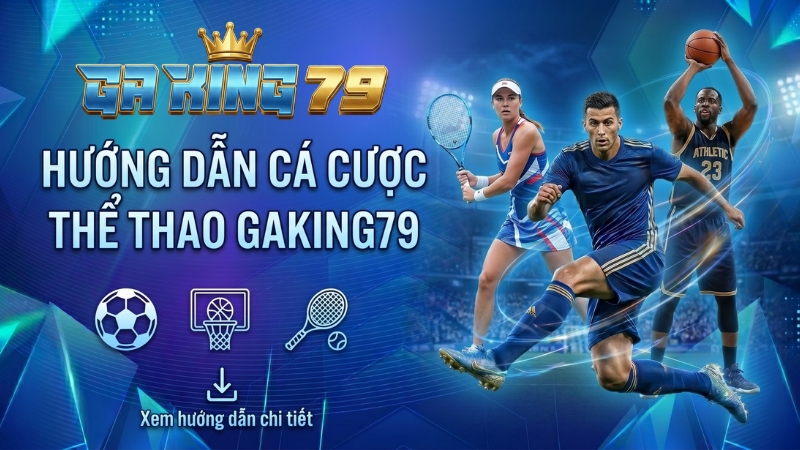 Hướng dẫn đặt cược tại Thể Thao GAKING79